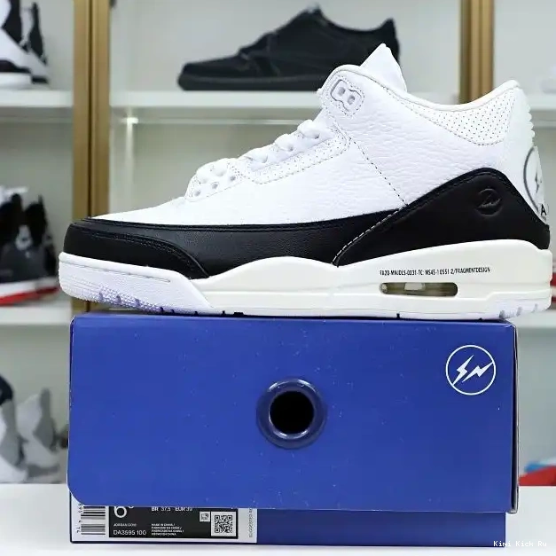 JORDAN SP 'WHITE' Kimikick X DESIGN RETRO FRAGMENT AIR 3 0718